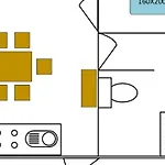 63m² Pour 5 Personnes Avec Terrasse - Api-1-52-295 Kemping Devillac